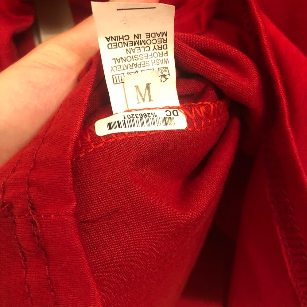Red Ruffle Top - Picture 6 of 6